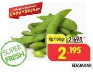 Promo Harga Edamame per 100 gr - Superindo