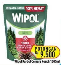 Promo Harga Wipol Karbol Wangi Cemara 1500 ml - Hypermart