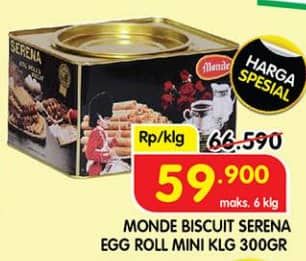 Promo Harga Monde Serena Egg Roll 300 gr - Superindo