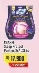 Promo Harga Charm Sleep Protect Plus Panties L-XL 2 pcs - Alfamart