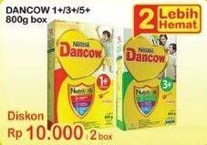 Promo Harga DANCOW 1+/3+/5+ 800g box 2 Lebih Hemat  - Indomaret