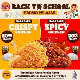 Promo Harga Burger King Ayam  - Burger King