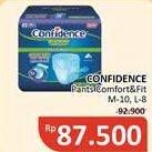 Promo Harga Confidence Adult Diapers Heavy Flow M10, L8 8 pcs - Alfamidi