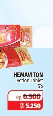 Promo Harga HEMAVITON Multivitamin Action 5 pcs - Lotte Grosir