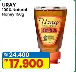 Promo Harga Madu Uray 100% Natural Honey 150 gr - Indomaret