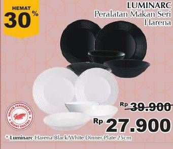 Promo Harga LUMINARC Seri Herenna Dinner Plate 25 Cm  - Giant