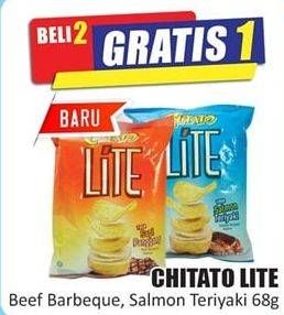Promo Harga CHITATO Lite Snack Potato Chips  Beef BBQ, Salmon Teriyaki 68 gr - Hari Hari