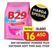 Promo Harga B29 Detergent + Softener Soft Pink 777 gr - Superindo