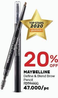 Promo Harga MAYBELLINE Define & Blend Brow Pencil  - Guardian