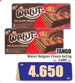 Promo Harga Tango Walut Belgian Choco 6 pcs - Hari Hari