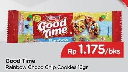Promo Harga GOOD TIME Cookies Chocochips 16 gr - TIP TOP