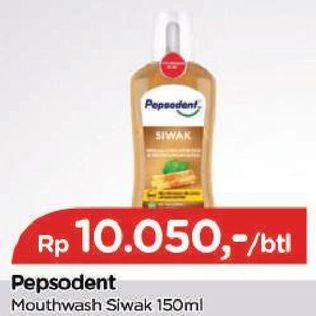 Promo Harga PEPSODENT Mouthwash Siwak 150 ml - TIP TOP