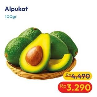 Promo Harga Alpukat per 100 gr - Hypermart
