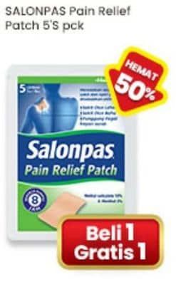 Promo Harga Salonpas Pain Relief Patch 5 pcs - Indomaret