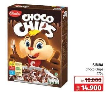 Promo Harga SIMBA Cereal Choco Chips Coklat 170 gr - Lotte Grosir