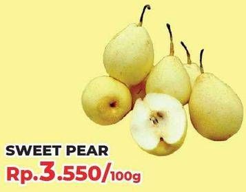 Promo Harga Pear Sweet per 100 gr - Yogya