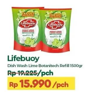 Promo Harga Lifebuoy Pencuci Piring 1500 ml - TIP TOP