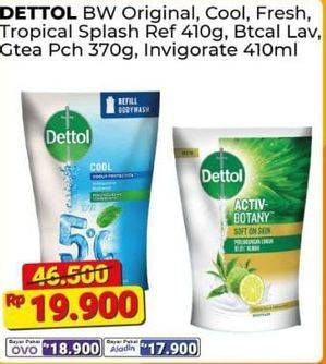 Promo Harga Dettol Body Wash/Dettol Body Wash Activ Botany  - Alfamart