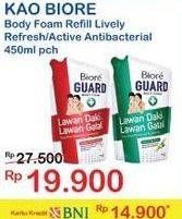 Promo Harga BIORE Guard Body Foam Lively Refresh, Active Antibacterial 450 ml - Indomaret