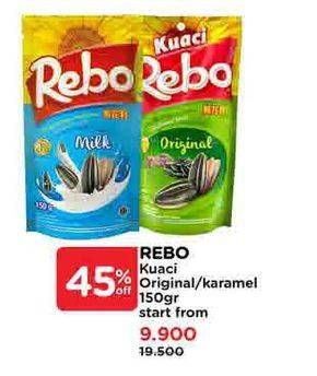Promo Harga Rebo Kuaci Bunga Matahari Original, Caramel 150 gr - Watsons