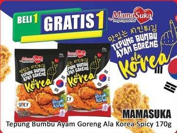 Promo Harga Mamasuka Tepung Bumbu Ayam Goreng Ala Korea Spicy 170 gr - Hari Hari