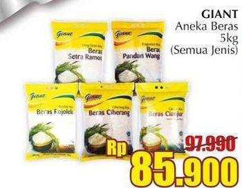 Promo Harga Aneka Beras  - Giant