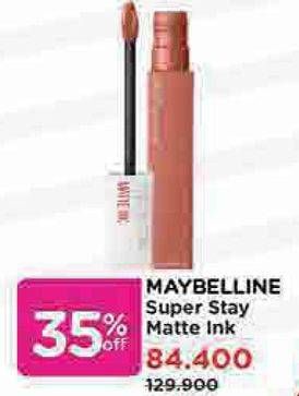 Promo Harga Maybelline Super Stay Matte Ink 5 ml - Watsons