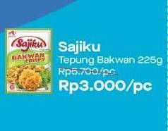 Promo Harga Ajinomoto Sajiku Tepung Bakwan Crispy Original, Crispy, Special 225 gr - Alfamart