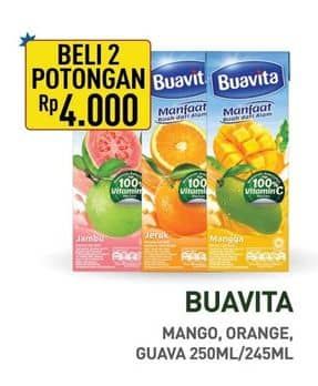 Promo Harga Buavita Fresh Juice Mango, Orange, Guava 250 ml - Hypermart