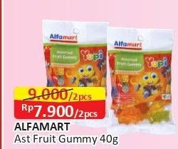 Promo Harga Alfamart Assorted Fruit Gummy 40 gr - Alfamart
