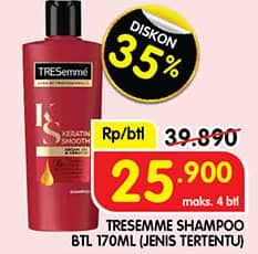 Promo Harga Tresemme Shampoo 170 ml - Superindo