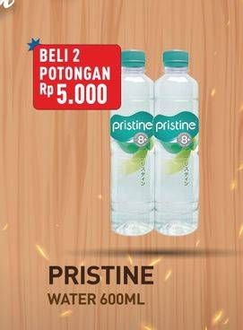 Promo Harga Pristine 8 Air Mineral 600 ml - Hypermart