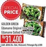 Promo Harga Golden Green Edamame Original, Salted 400 gr - Hypermart