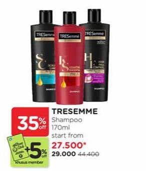 Promo Harga Tresemme Shampoo 170 ml - Watsons