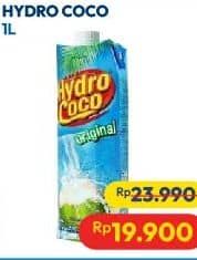 Promo Harga Hydro Coco Minuman Kelapa Original 1000 ml - Hypermart