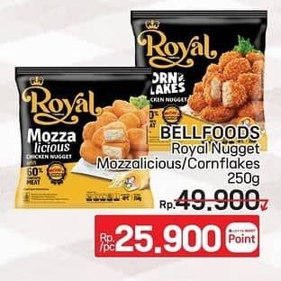Promo Harga Belfoods Royal Nugget Mozzalicious, Cornflakes 250 gr - LotteMart