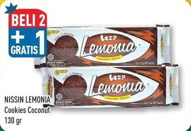 Promo Harga NISSIN Cookies Lemonia Coconut 130 gr - Hypermart
