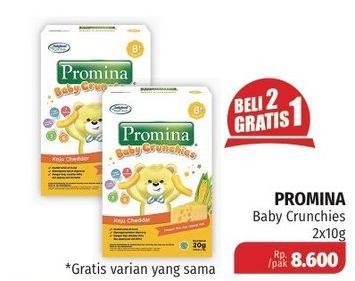 Promo Harga PROMINA 8+ Baby Crunchies per 2 box 10 gr - Lotte Grosir