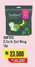 Promo Harga Softex Daun Sirih 3 In 1 16 pcs - Alfamart