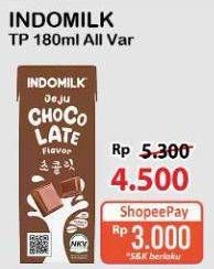 Promo Harga Indomilk Korean Series All Variants 180 ml - Alfamart