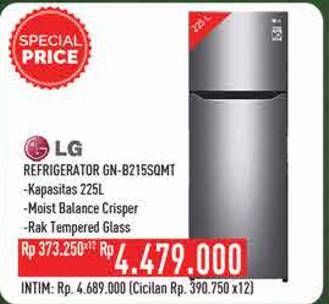 Promo Harga LG GN-B215 | Kulkas 2 Pintu 225000 ml - Hypermart