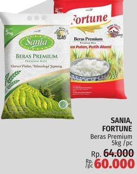 Sania, Fortune Beras Premium 5kg/ pc