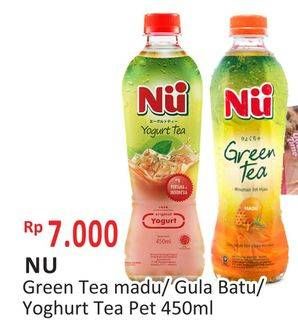 Promo Harga NU GREEN TEA Green Tea/Yoghurt Tea 450ml  - Alfamidi