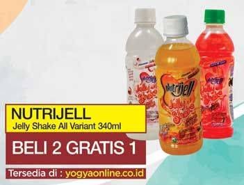 Promo Harga NUTRIJELL Jelly Shake All Variants 340 ml - Yogya