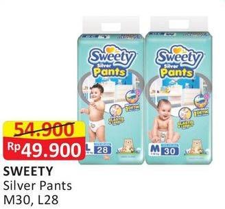 Promo Harga Sweety Silver Pants M30, L28  - Alfamart