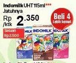 Promo Harga INDOMILK Susu UHT Kids 115 ml - Carrefour