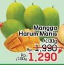 Promo Harga Mangga Harum Manis per 100 gr - LotteMart