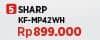 Promo Harga Sharp KF-MP42WH Air Fryer 4.2L 1250 Watt  - COURTS