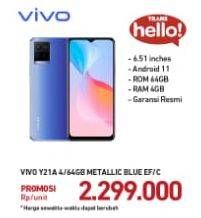 Promo Harga Vivo Y21A 4 GB + 64 GB  - Carrefour