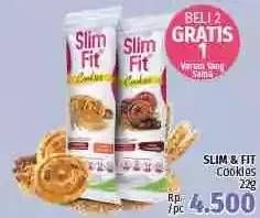 Promo Harga SLIM & FIT Cookies 22 gr - LotteMart
